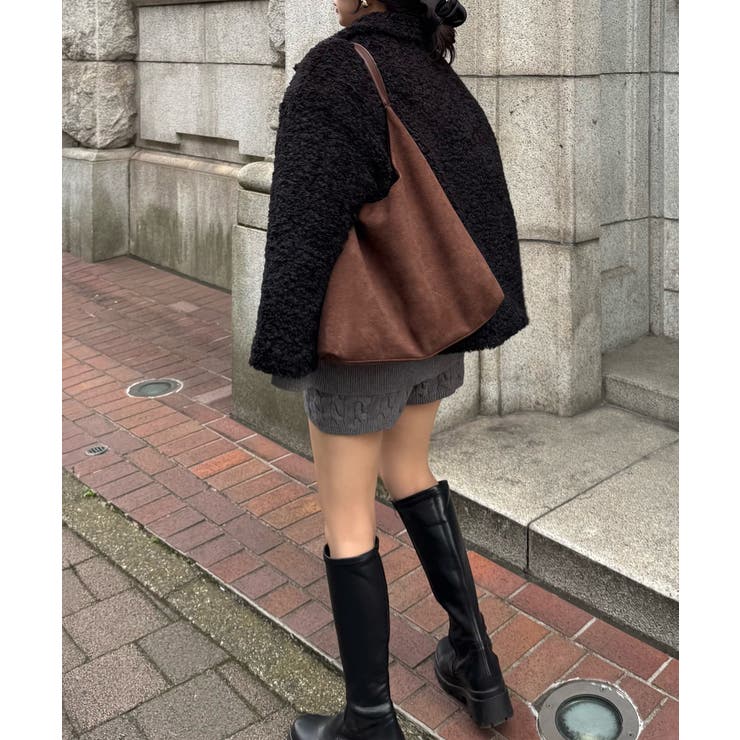 2wayカラープードルファーコート | JUNOAH | 詳細画像7 