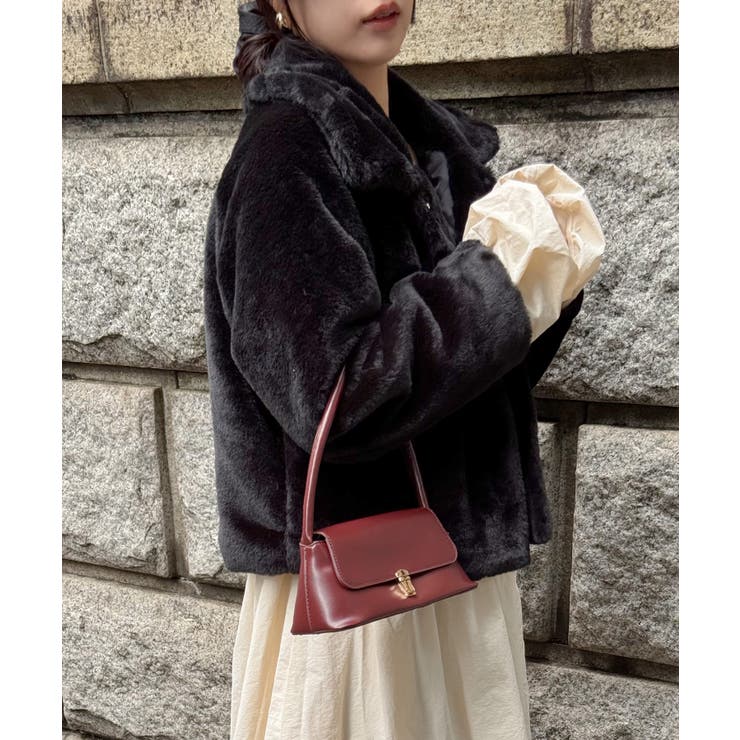 2wayフェイクファーコート | JUNOAH | 詳細画像17 