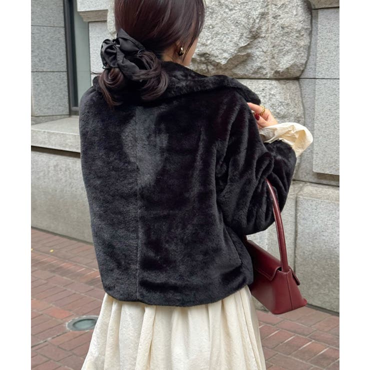 2wayフェイクファーコート | JUNOAH | 詳細画像19 