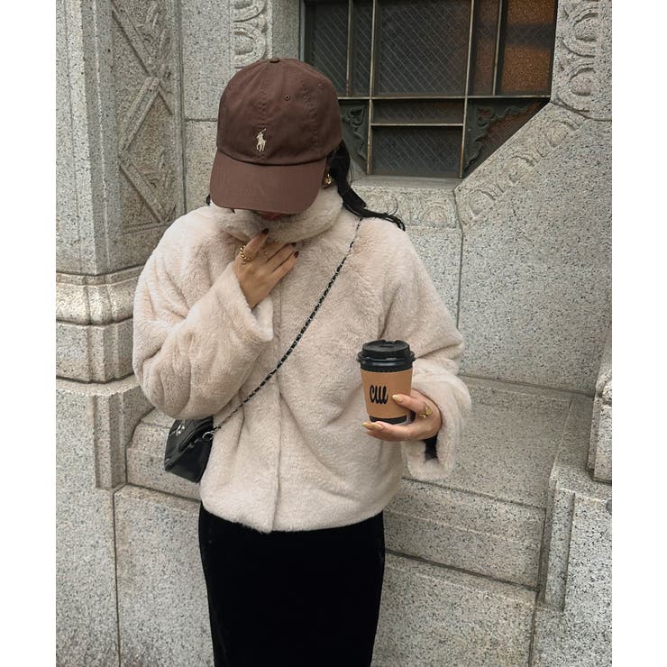 2wayフェイクファーコート | JUNOAH | 詳細画像3 