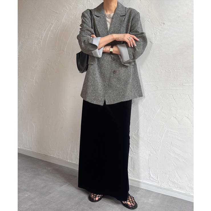 オーバーサイズツイードテーラードジャケット | JUNOAH | 詳細画像10 