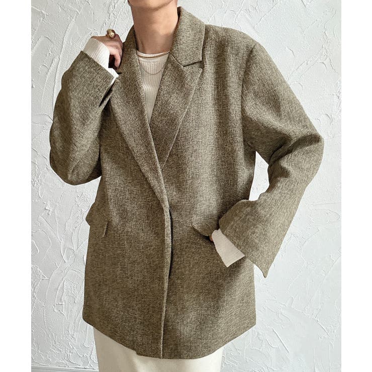 オーバーサイズツイードテーラードジャケット | JUNOAH | 詳細画像5 