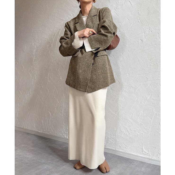 オーバーサイズツイードテーラードジャケット | JUNOAH | 詳細画像7 