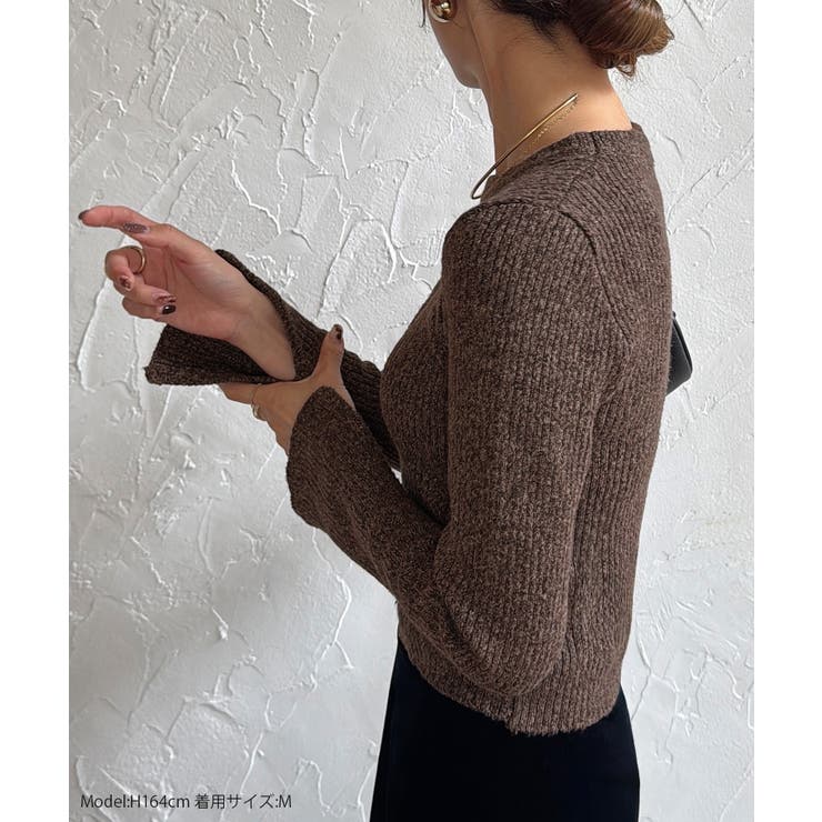 ビスチェドッキングリブニット | JUNOAH | 詳細画像2 