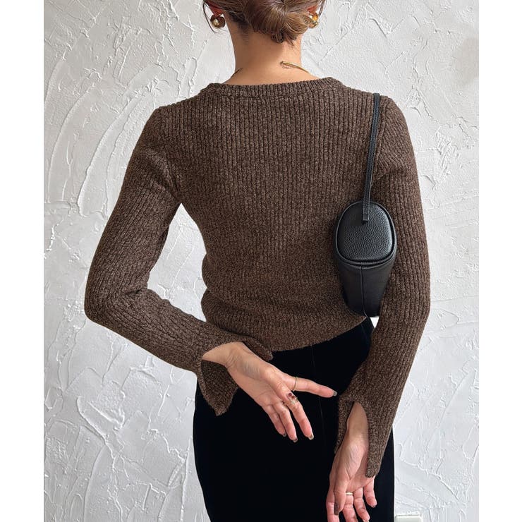 ビスチェドッキングリブニット | JUNOAH | 詳細画像4 