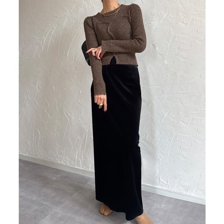 ビスチェドッキングリブニット | JUNOAH | 詳細画像6 