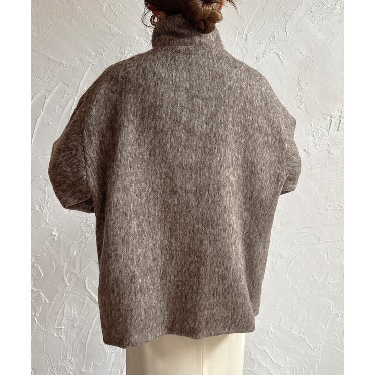 スタンドカラーシャギーコート | JUNOAH | 詳細画像3 