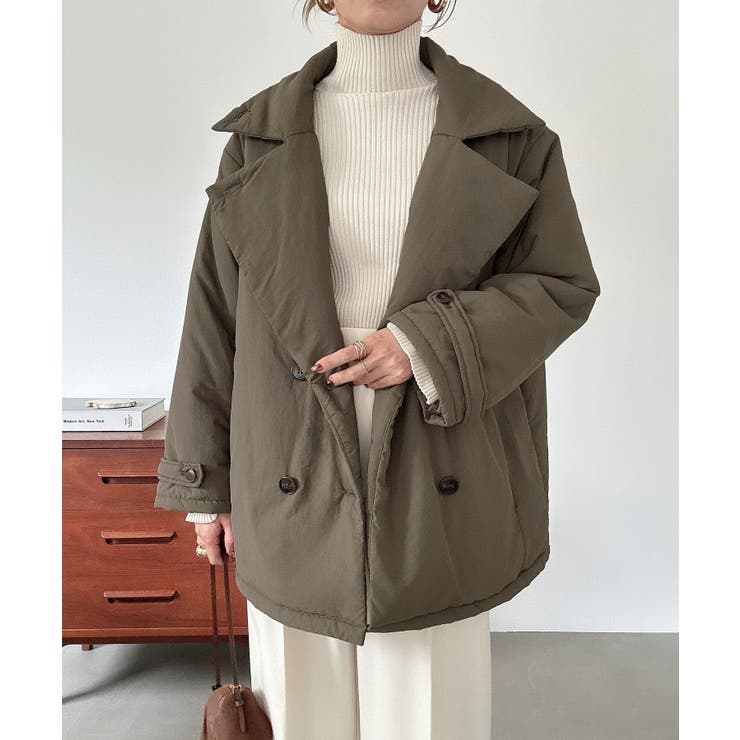 ミドル丈中綿コート | JUNOAH | 詳細画像10 