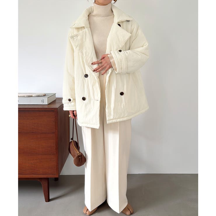 ミドル丈中綿コート | JUNOAH | 詳細画像4 