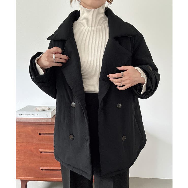 ミドル丈中綿コート | JUNOAH | 詳細画像6 