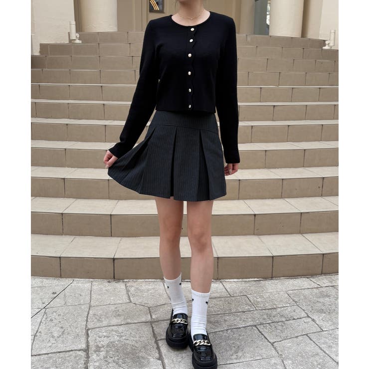 スカラップニットトップス | JUNOAH | 詳細画像3 