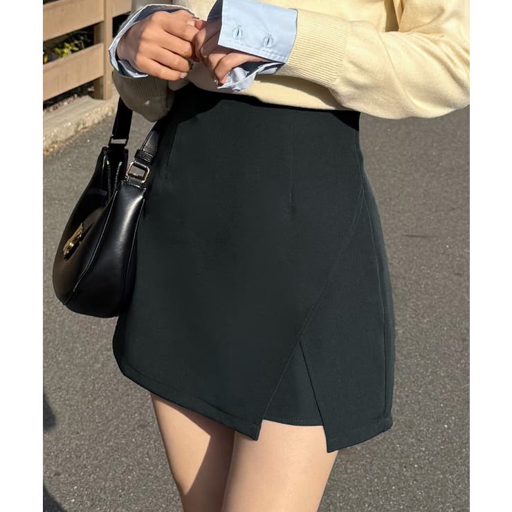 バックレースアップミニスカパン | JUNOAH | 詳細画像5 