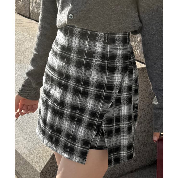 バックレースアップミニスカパン | JUNOAH | 詳細画像8 