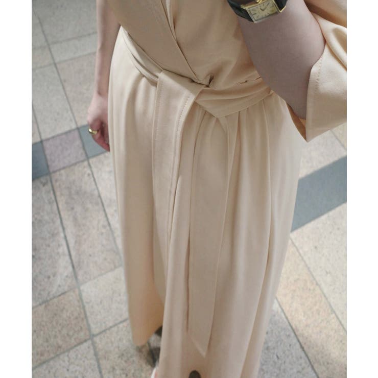 ウエストマークカシュクールワンピース | JUNOAH | 詳細画像7 