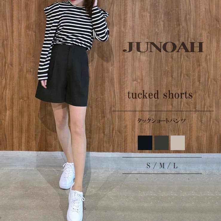 タックショートパンツ  | JUNOAH | 詳細画像1 