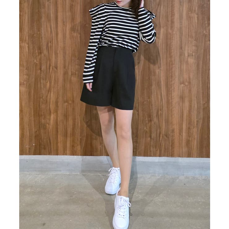 タックショートパンツ  | JUNOAH | 詳細画像3 