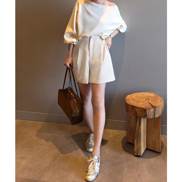 タックショートパンツ  | JUNOAH | 詳細画像6 