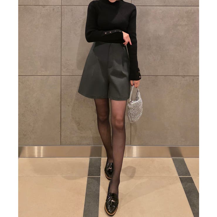 タックショートパンツ  | JUNOAH | 詳細画像9 