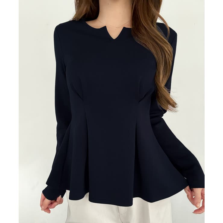 キーネックペプラムトップス | JUNOAH | 詳細画像10 