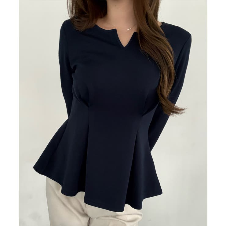 キーネックペプラムトップス | JUNOAH | 詳細画像11 