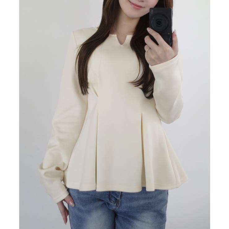 キーネックペプラムトップス | JUNOAH | 詳細画像5 