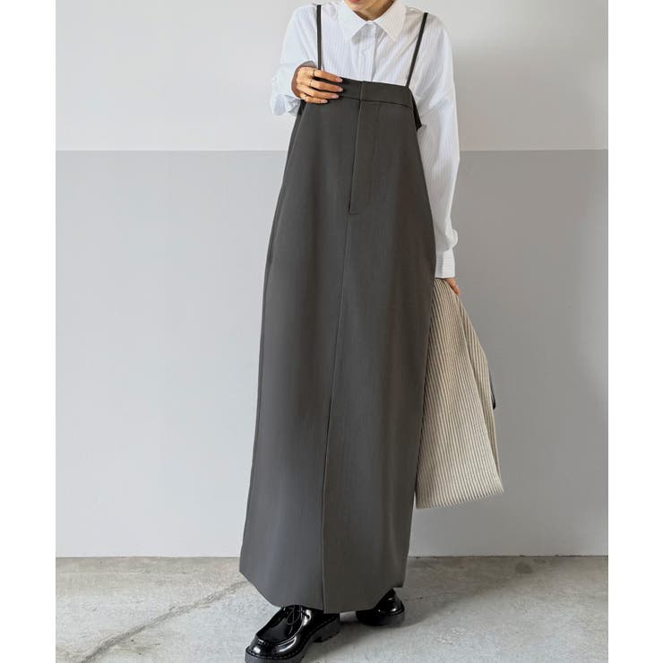 ダークグレー | ツイルキャミワンピース | JUNOAH