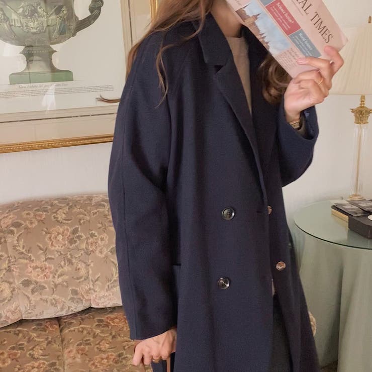 オーバーシルエットロングコート 品番 Amtw Lauir ラウアー のレディースファッション通販 Shoplist ショップリスト