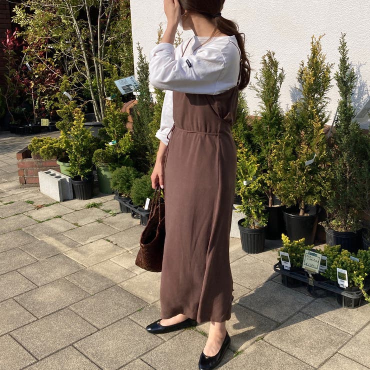 リネン混キャミラップワンピース 品番 Amtw Lauir ラウアー のレディースファッション通販 Shoplist ショップリスト