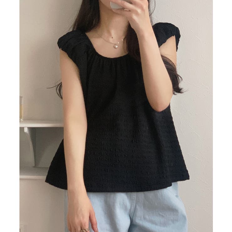 ぽこぽこギャザーブラウス | LAUIR | 詳細画像1 