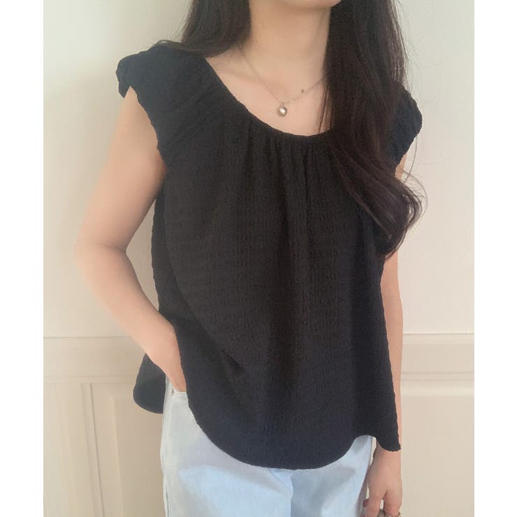 ぽこぽこギャザーブラウス | LAUIR | 詳細画像2 