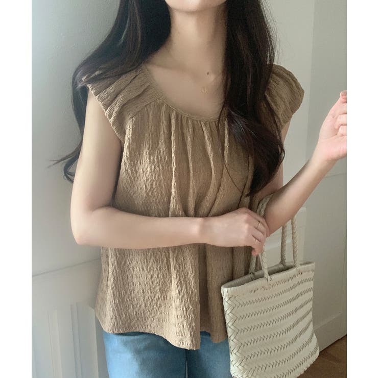 ぽこぽこギャザーブラウス | LAUIR | 詳細画像7 