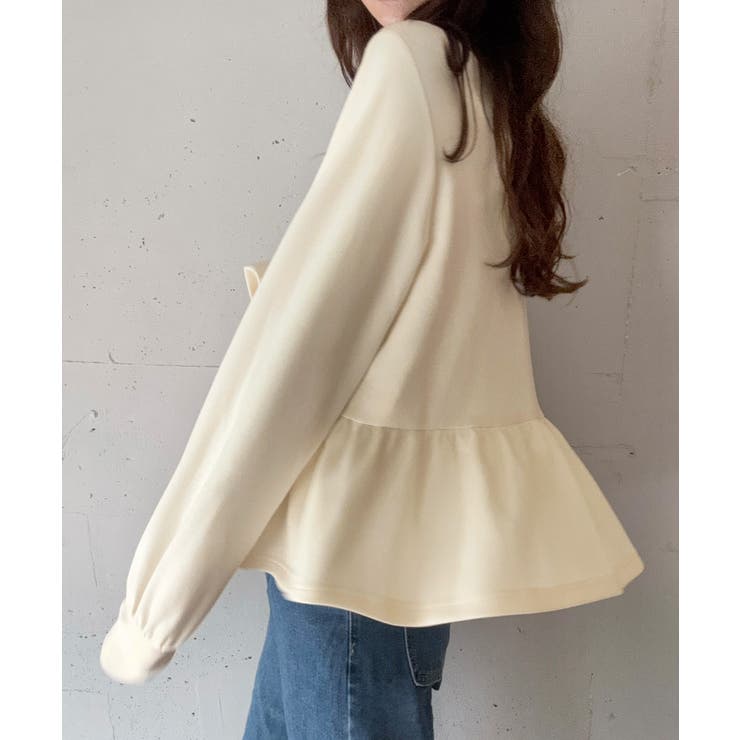 裾フリルプルオーバー | LAUIR | 詳細画像6 