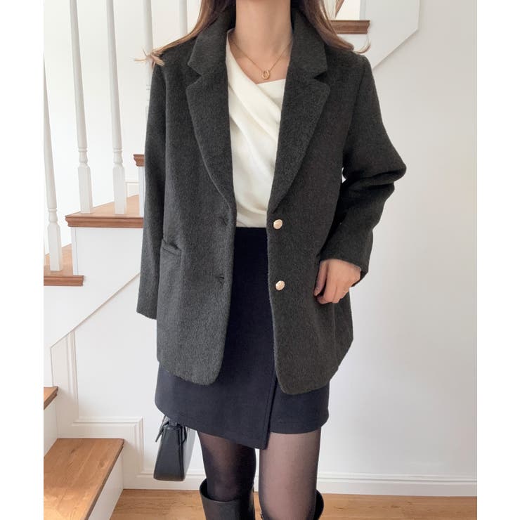 シャギーコートジャケット | LAUIR | 詳細画像10 