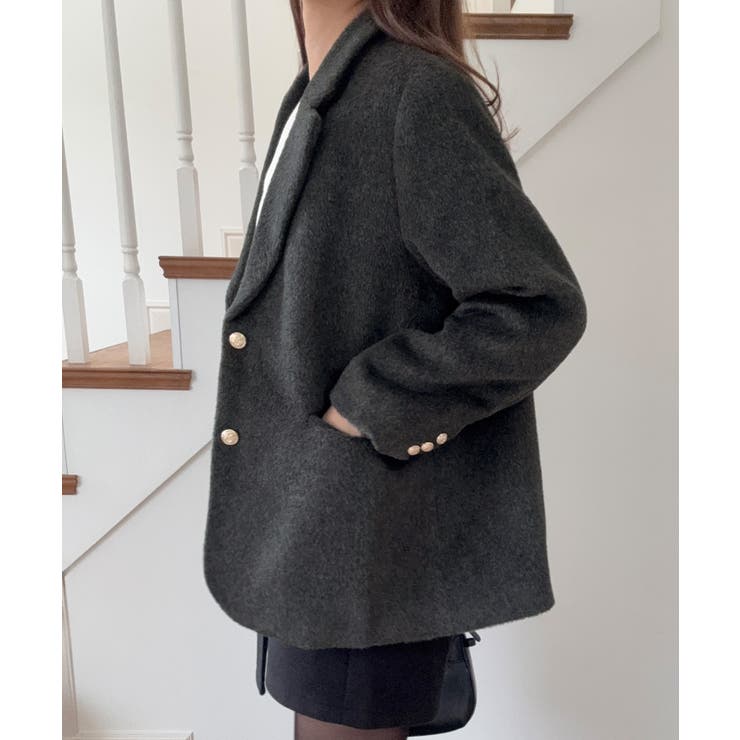 シャギーコートジャケット | LAUIR | 詳細画像11 