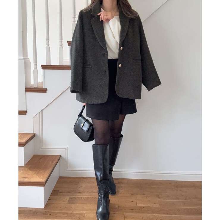 シャギーコートジャケット | LAUIR | 詳細画像12 