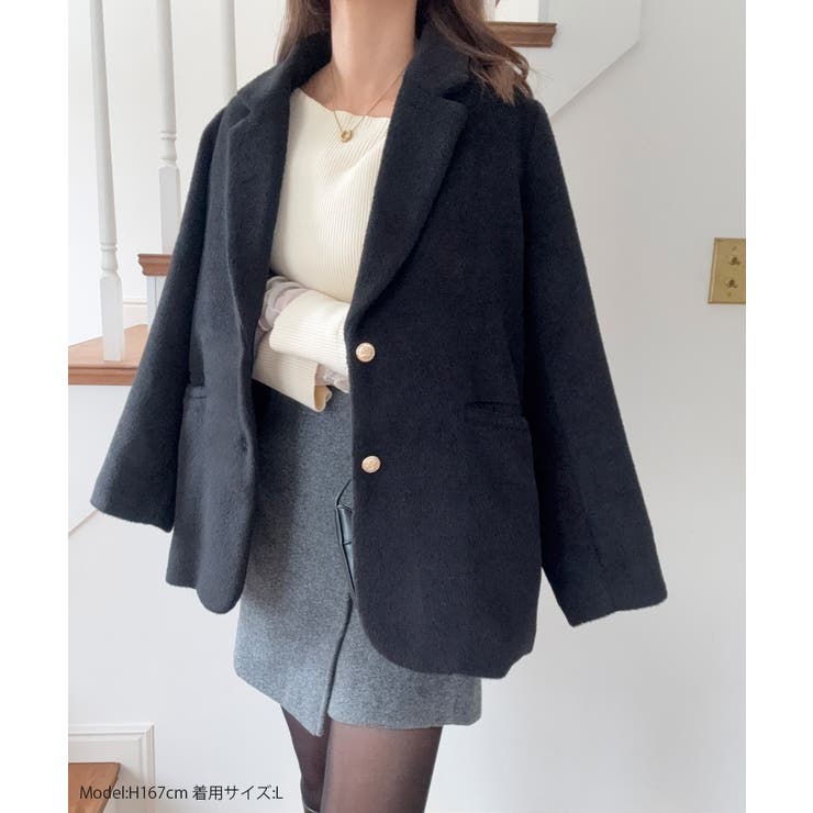 シャギーコートジャケット | LAUIR | 詳細画像2 