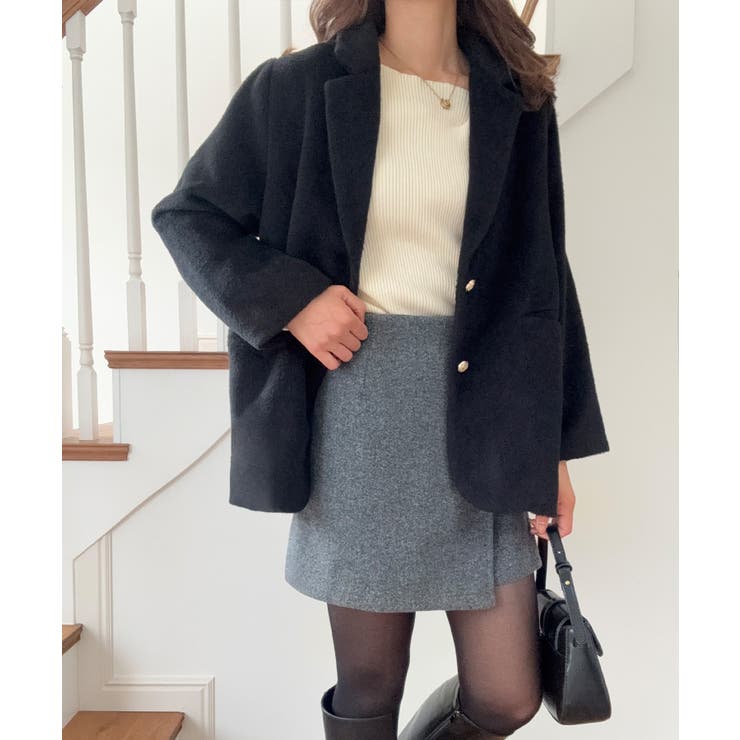 シャギーコートジャケット | LAUIR | 詳細画像4 