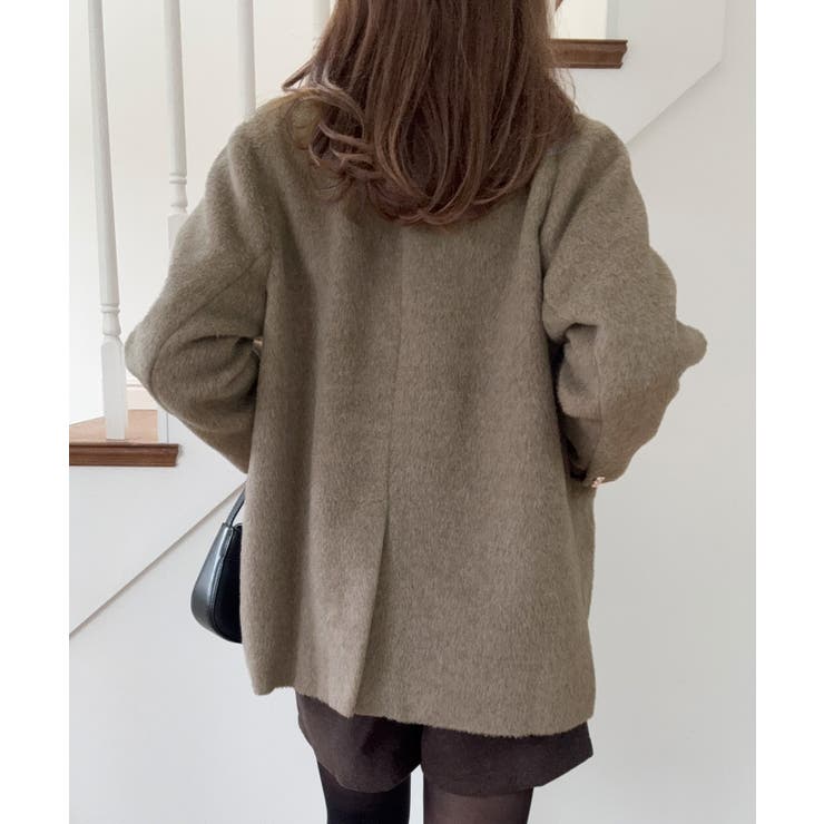 シャギーコートジャケット | LAUIR | 詳細画像6 