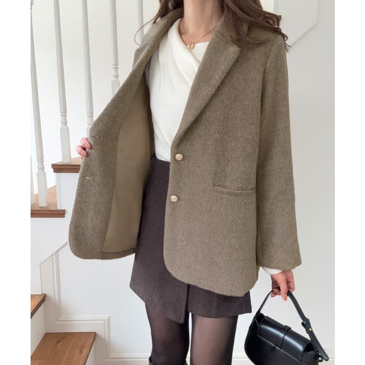 シャギーコートジャケット | LAUIR | 詳細画像7 