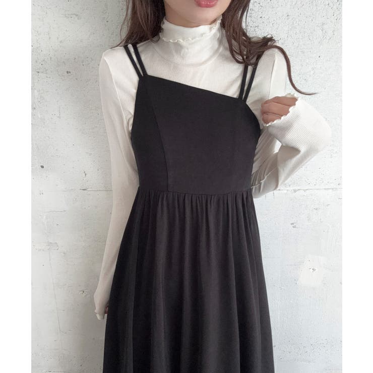 アシメストラップバルーンキャミワンピース | LAUIR | 詳細画像2 