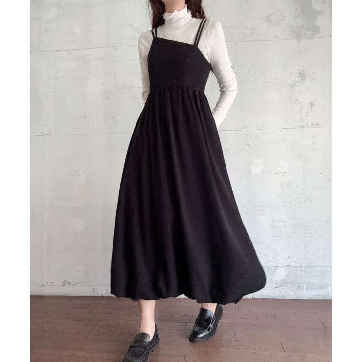 アシメストラップバルーンキャミワンピース | LAUIR | 詳細画像3 