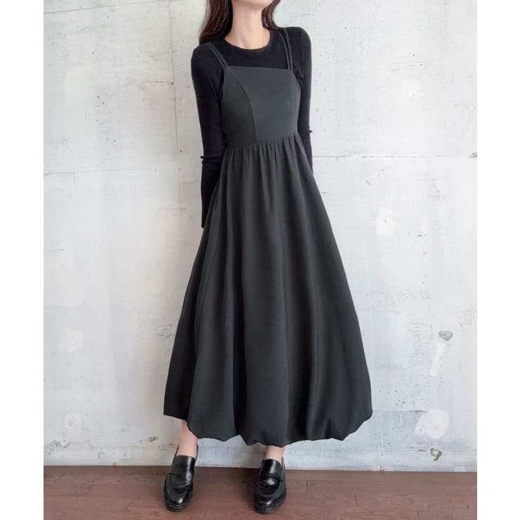 アシメストラップバルーンキャミワンピース | LAUIR | 詳細画像8 