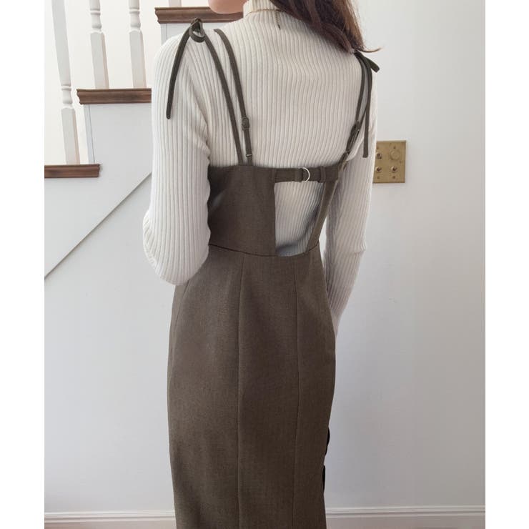 バックオープン肩リボンキャミワンピース | LAUIR | 詳細画像12 