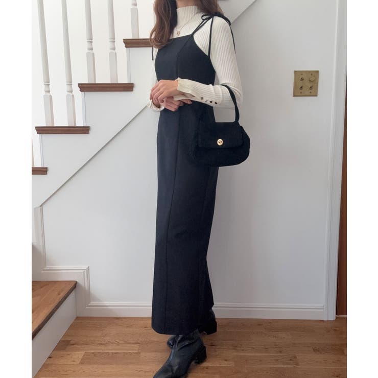 バックオープン肩リボンキャミワンピース | LAUIR | 詳細画像5 