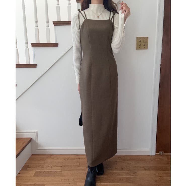 バックオープン肩リボンキャミワンピース | LAUIR | 詳細画像6 