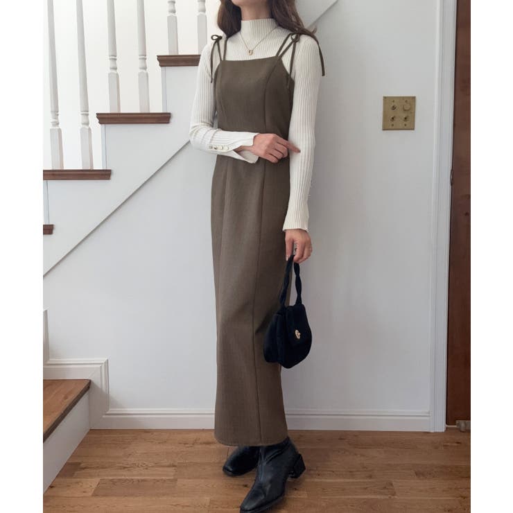 バックオープン肩リボンキャミワンピース | LAUIR | 詳細画像7 