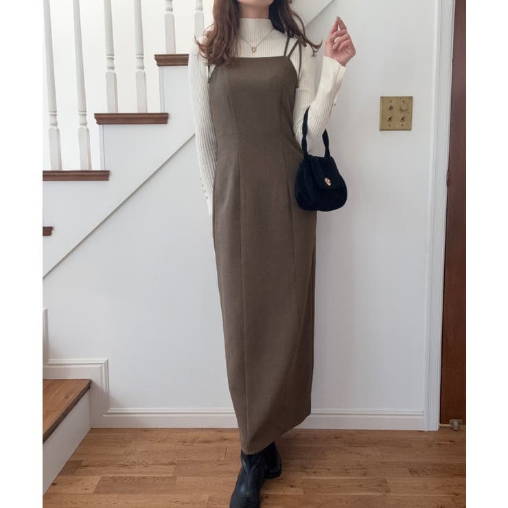 バックオープン肩リボンキャミワンピース | LAUIR | 詳細画像8 