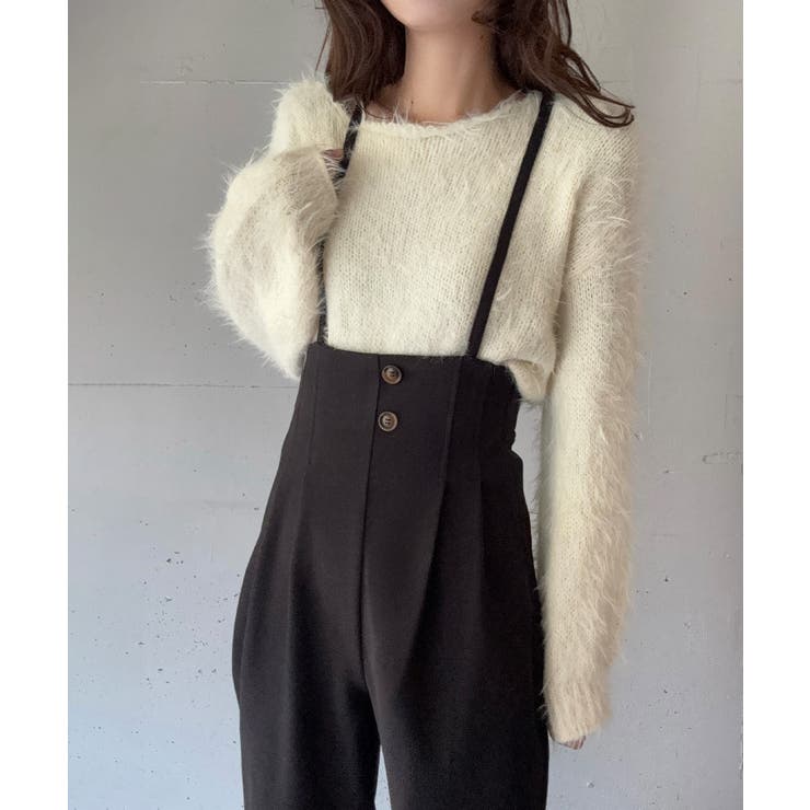 ハイウエストワイドサロペット | LAUIR | 詳細画像1 