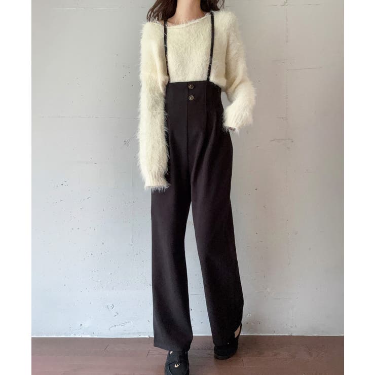 ハイウエストワイドサロペット | LAUIR | 詳細画像2 