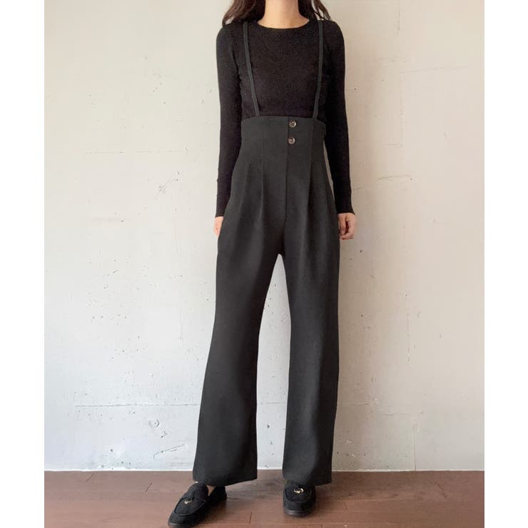 ハイウエストワイドサロペット | LAUIR | 詳細画像7 